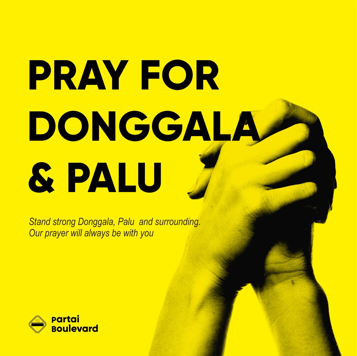 Turut berduka atas terjadinya bencana gempa bumi dan tsunami yang melanda Donggala dan Palu, Sulawesi Tengah. 

Sejenak mari kita tundukkan kepala dan berdoa untuk saudara-saudara kita di sana agar selalu diberikan kesabaran dan ketabahan.

#prayfordonggala #prayforpalu