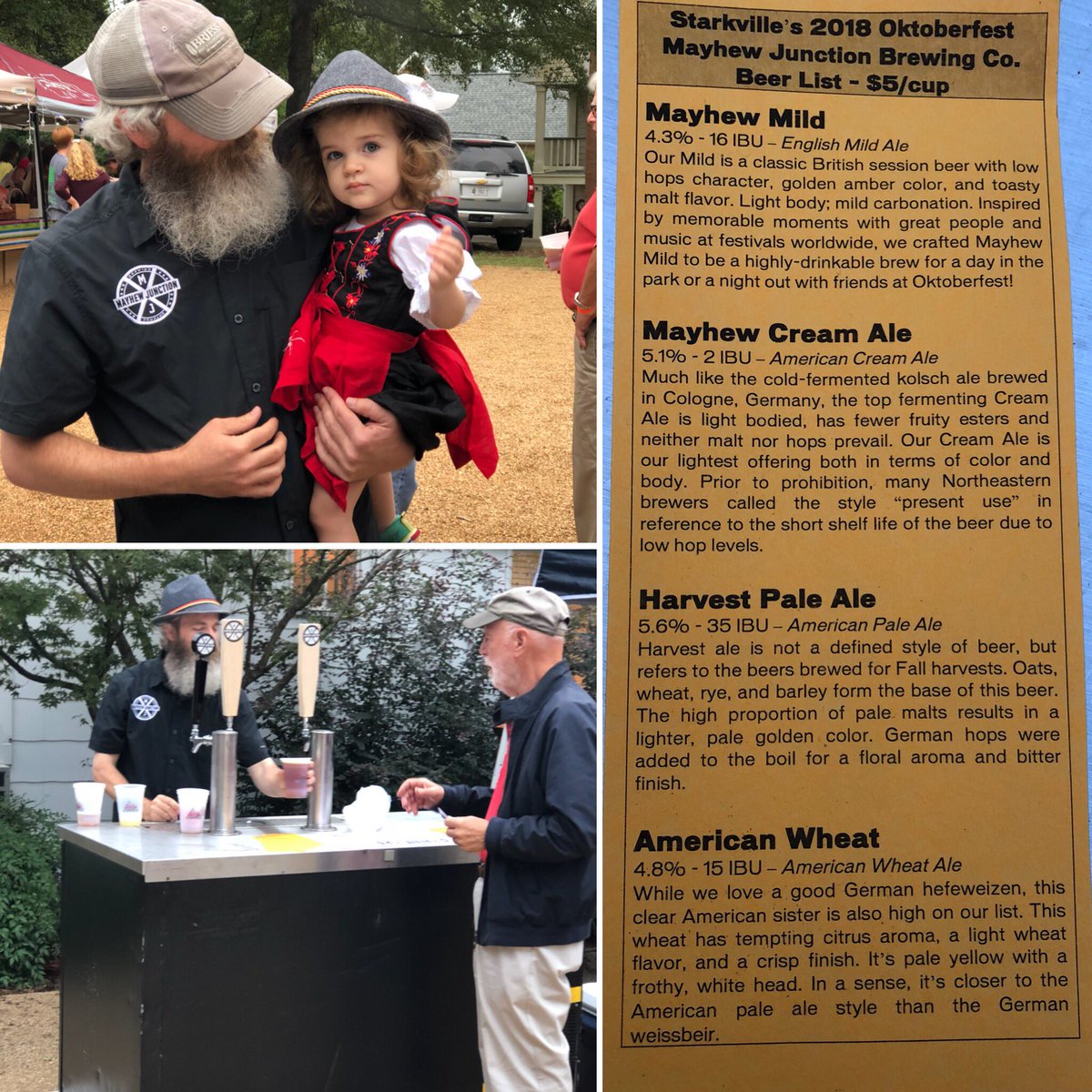 MayhewJunction's tweet image. Oktoberfest in Starkville for a good cause. Happening now at the Episcopal Church of the Ressurection