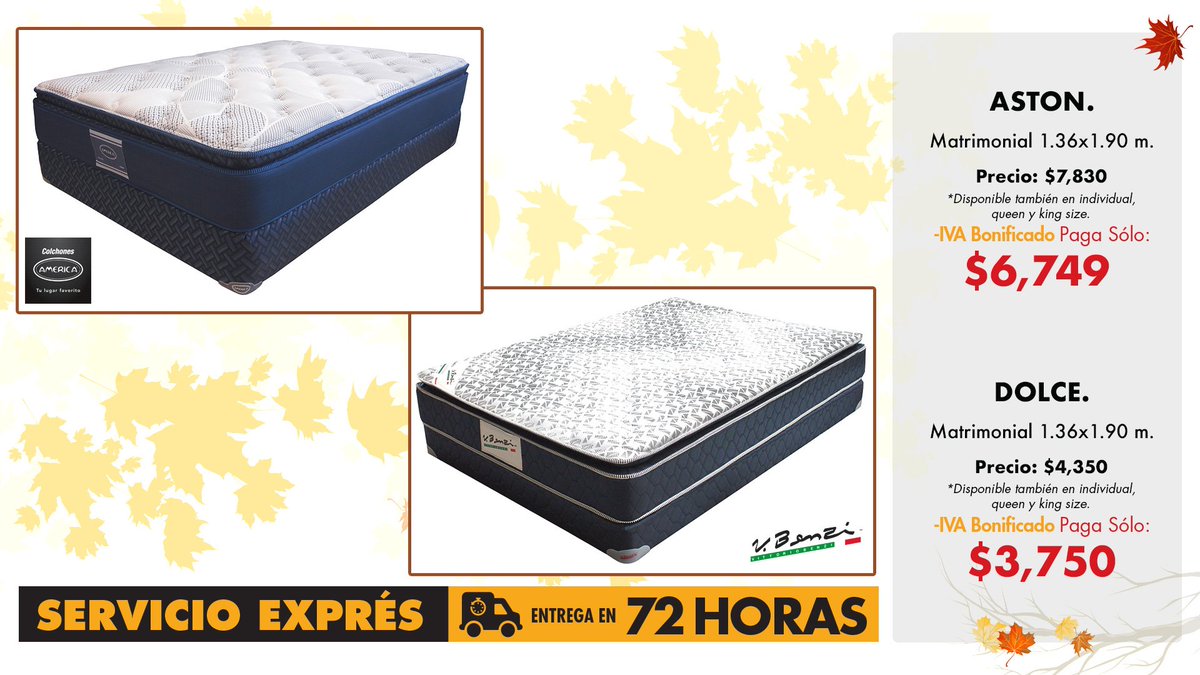 ¿Quieres un colchón nuevo? El Otoño sin Iva es tu mejor oportunidad para estrenar uno al mejor precio y con entrega exprés.