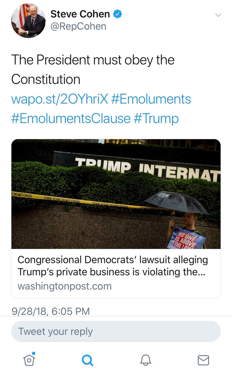 LynneinAmerica's tweet photo. So should #RepCohen who blocks on social media those constitutes and taxpayers who pay his salary when they don’t bow down to him.  #FireCohen #RNR #RNRTN #ElectBergmann for #TN09 !  #Livebyyourownrules https://t.co/9J32JGPzqK