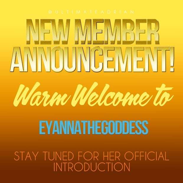 UltimateAdrian's tweet photo. Meet our newest member to the Ultimate Adrian staff... @theloverxox_eyanna_the_goddess (stay tuned for some fun facts about Ms. Eyanna) https://t.co/Vl73nOffmN https://t.co/eD5GCIJ7Yh