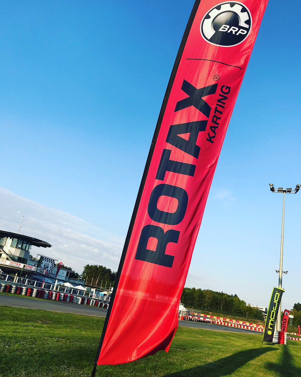 jenwademedia's tweet photo. Now, it’s getting serious folks‼️ The flags are out & the stage is set for the 2018 Euro showdown @rotaxkarting #rotaxeurotrophy 😅 #racingtogetthere 🏁 https://t.co/9qIQBcldQk
