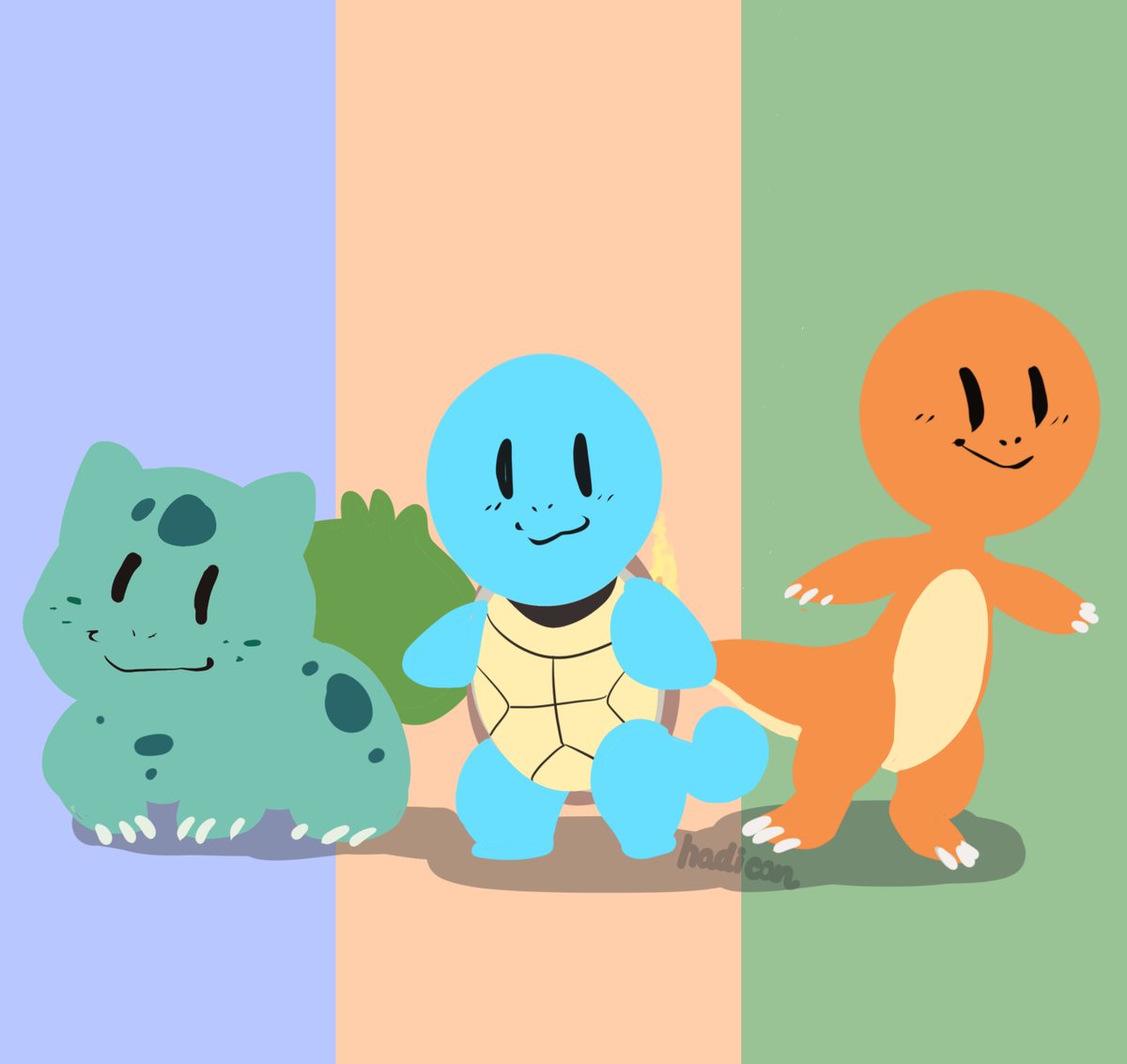 Bulbasaur vs Squirtle Pokemon Go