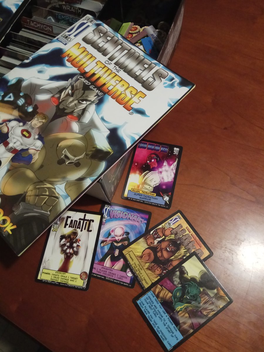 OriolTutusaus's tweet photo. Partidaza al #sentinelsofmultiverse para mi uno de los mejores cooperativos de tematica #superheroes. Lástima de las imagenes, que no están al nivel del juego, y que mi personaje ha sido derrotado... #bgg #boardgames #fridaynight https://t.co/zCvUxcXhwf