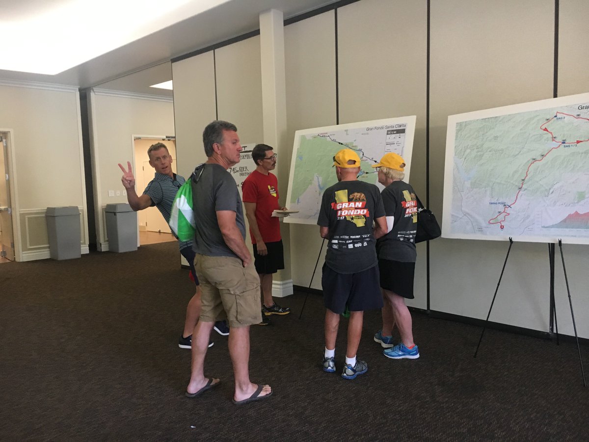 granfondoscv's tweet photo. Registration and packet pickup is officially open until 8pm tonight or 6:00am Saturday at 20850 Centre Pointe Parkway, Santa Clarita, 91351. We are looking forward to riding with you all in the morning and supporting the @DavisPhinneyFND! #granfondosantaclarita https://t.co/rLgREP2w0u
