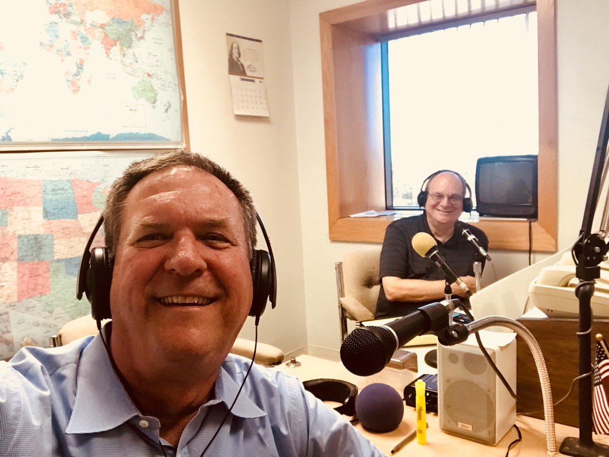 RepStanLambert's tweet photo. Thanks to #KWKC 1340 and Dr. Paul Fabrizio of @mcmuniv for hosting me on #TheProfessors! Good talking with you #HD71! #txlege https://t.co/kMjWcs9NZW