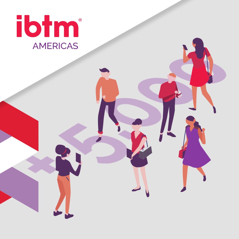 ¡Nos encontramos trabajando desde ahora en lo que será IBTM Americas 2019 y nuestra motivación son los más de 5,000 profesionales de organización de eventos como tú que asistieron este año! #IBTMAmericas #eventprofs