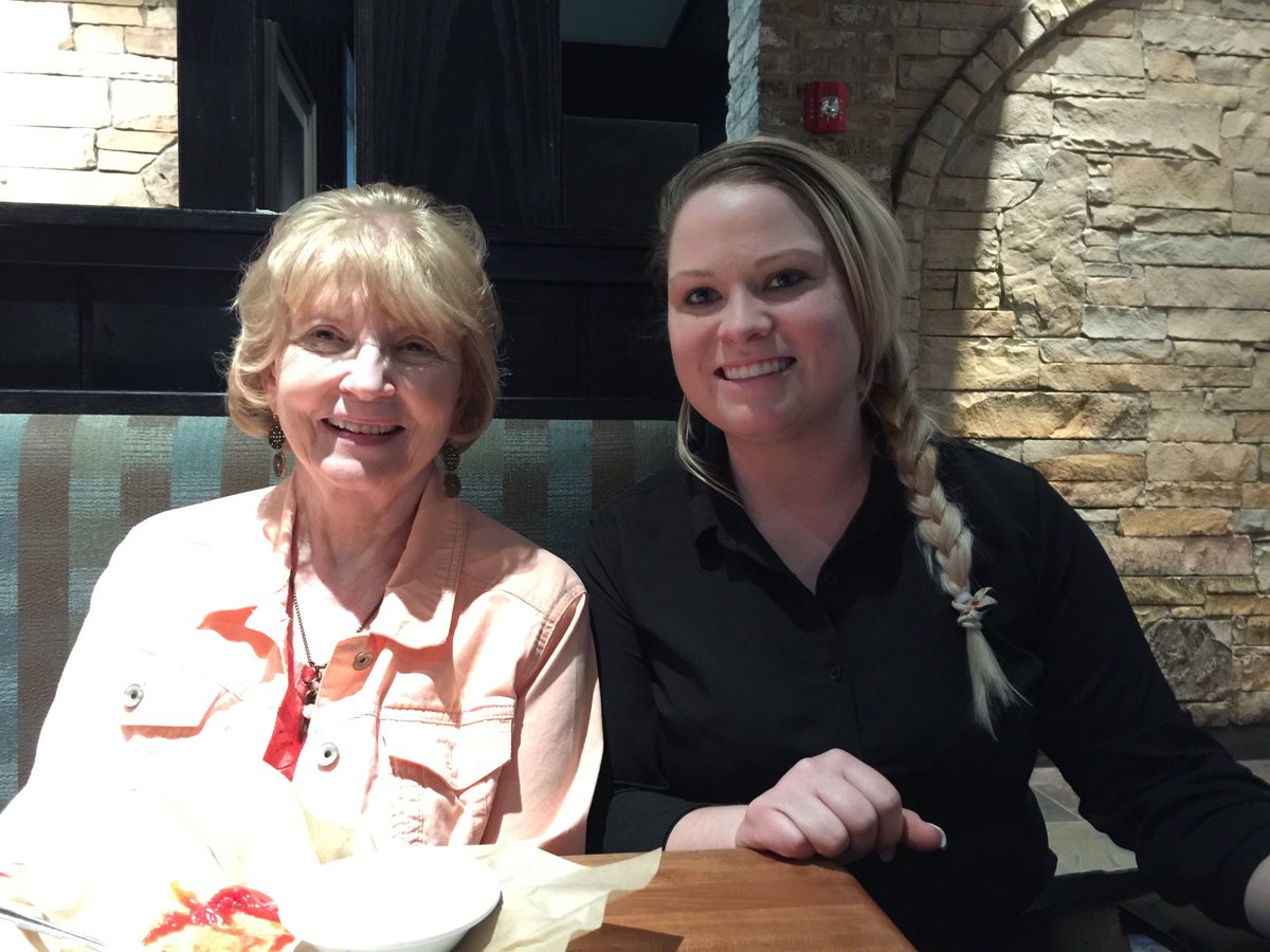 Cassie trusted Christ this evening at Cheddars and allowed me to take this photo with Mrs Wallace.