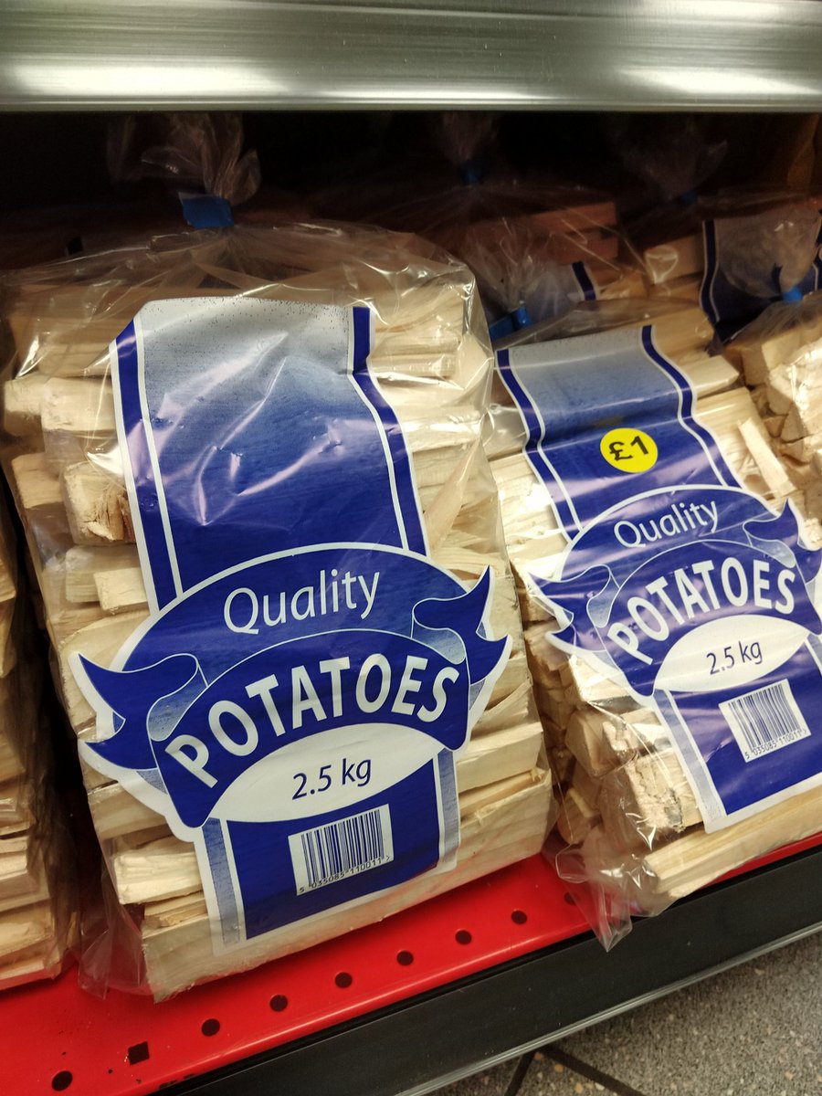 AwesEmz's tweet photo. Lads, this was never gonna work in Ireland, away dey buck!
#NotMyPotatoes https://t.co/6y7p8kRTvL