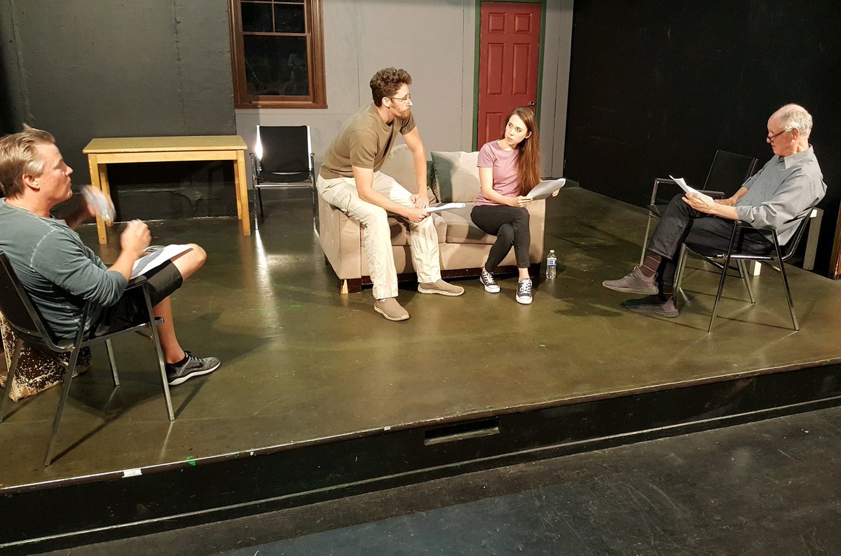 BaileyDirects's tweet image. Writer-director Jeb Adams guides actors Jamie Cline, Rachel Weck and Bruce French in a scene from his screenplay last Sun in the 6-Week Directors Workshop. 
#writerdirector #directingworkshop #directingclass #directingactors #screenwriter #filmdirector  #thedirectorsworkshop