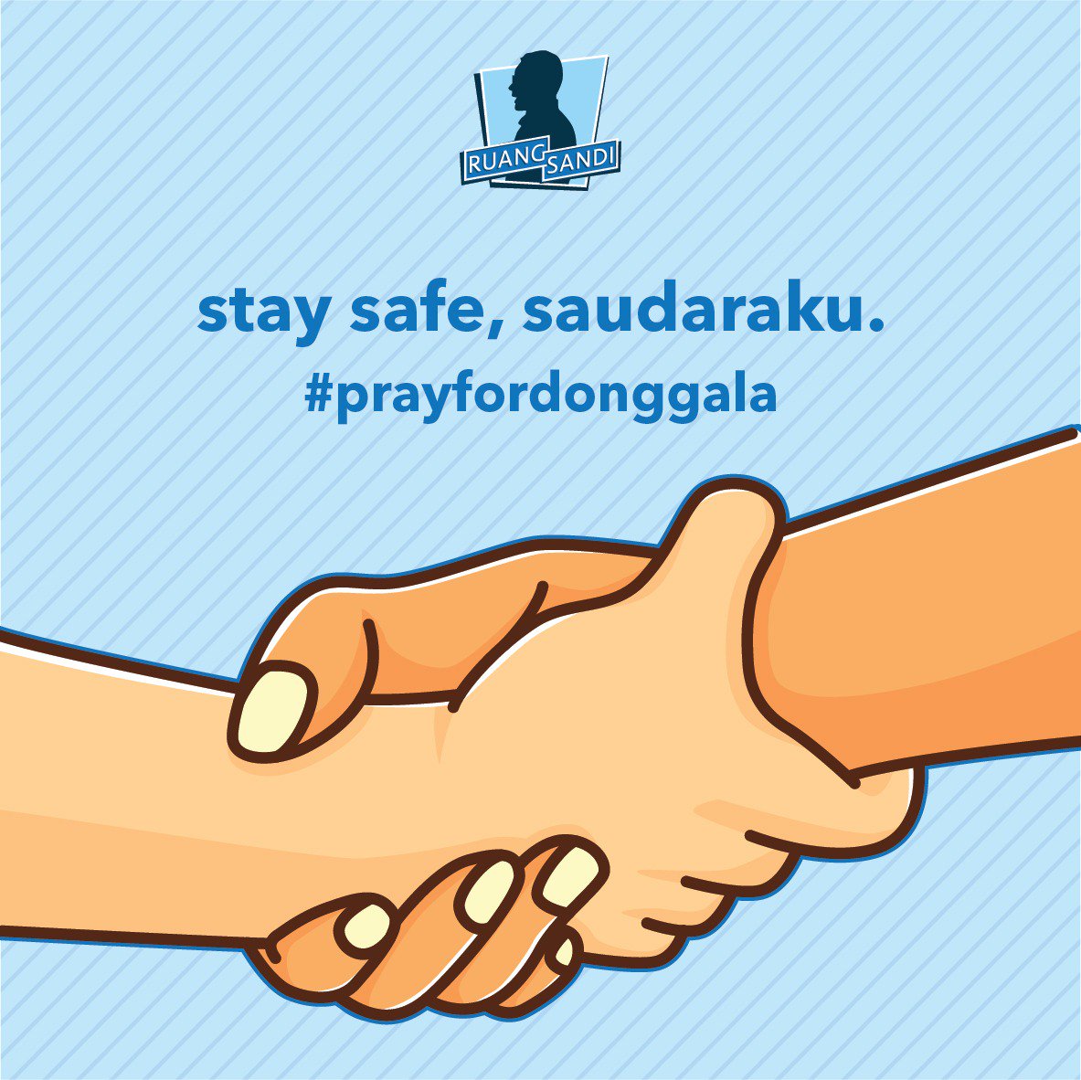 ruangsandi's tweet photo. @sandiuno : Semoga saudara2 kita di Donggala, Palu, Mamuju, Sulawesi Tengah &amp; sekitarnya diberikan kekuatan dan keselamatan.

Central Celebes strong 💙

#PrayforDonggala 
#prayforPalu 
#PrayForSulteng 
#PrayForSulawesi
#PrayForIndonesia
#ruangsandi https://t.co/WocUDWwCI3