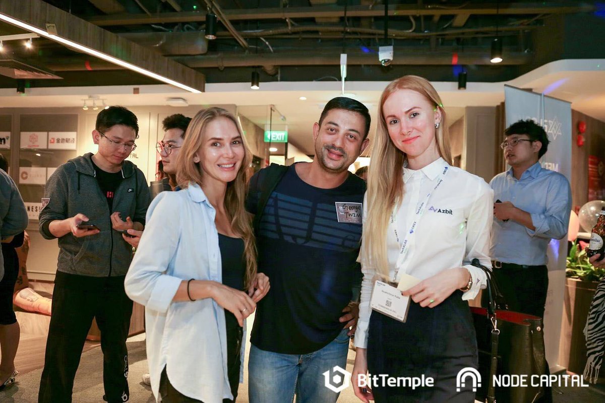 azbit_news's tweet image. Yulia Gushchina, Azbit Business Development and Investor Relations specialist, at Blockchain Innovation Technology Week in Singapore. Node Capital networking was the greatest place to find like-minded people sharing ideas on blockchain technologies.  #Azbit #azbitteam #ICO