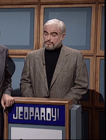 I liked Alex Trebek better when he had a beard. #jeopardy #trebeard #trebek #snl