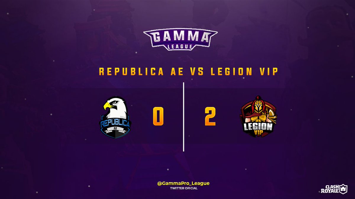 ¡Resultados 3ra Ronda - Grupo E!

@LegionVIPClub Se lleva la victoria con un contundente 2-0 sobre @RepublicaAE_Cr 😎😏