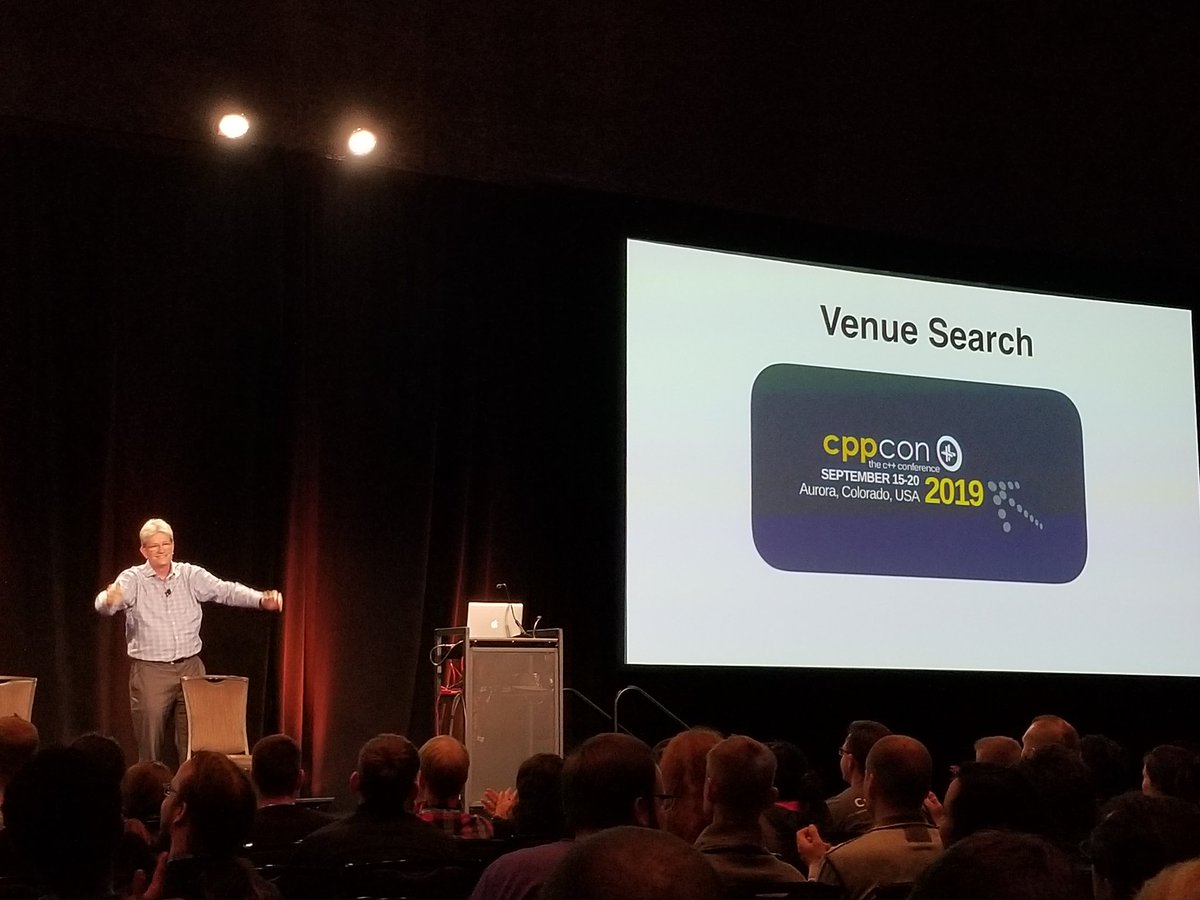 CharlesLWilcox's tweet image. CppCon 2019 is announced!
#CppCon #CppCon2018 #CppCon2019
@CppCon @_JonKalb
