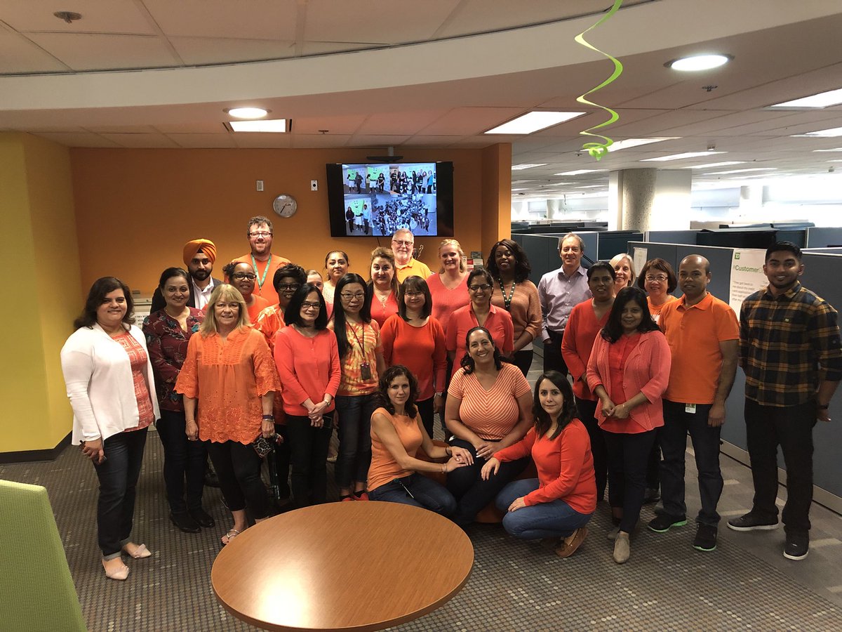 PardeepS_TD's tweet photo. #orangeshirtday #everychildmatters @falconeaf3 #tdbank https://t.co/jVr7Zhdevj
