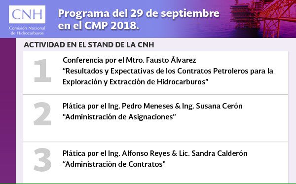 CNH_MX's tweet photo. Tienes hasta mañana para visitar nuestro stand en el #CMP18 con 3 conferencias. Consulta aquí nuestro programa: https://t.co/oz2oNkR76O
