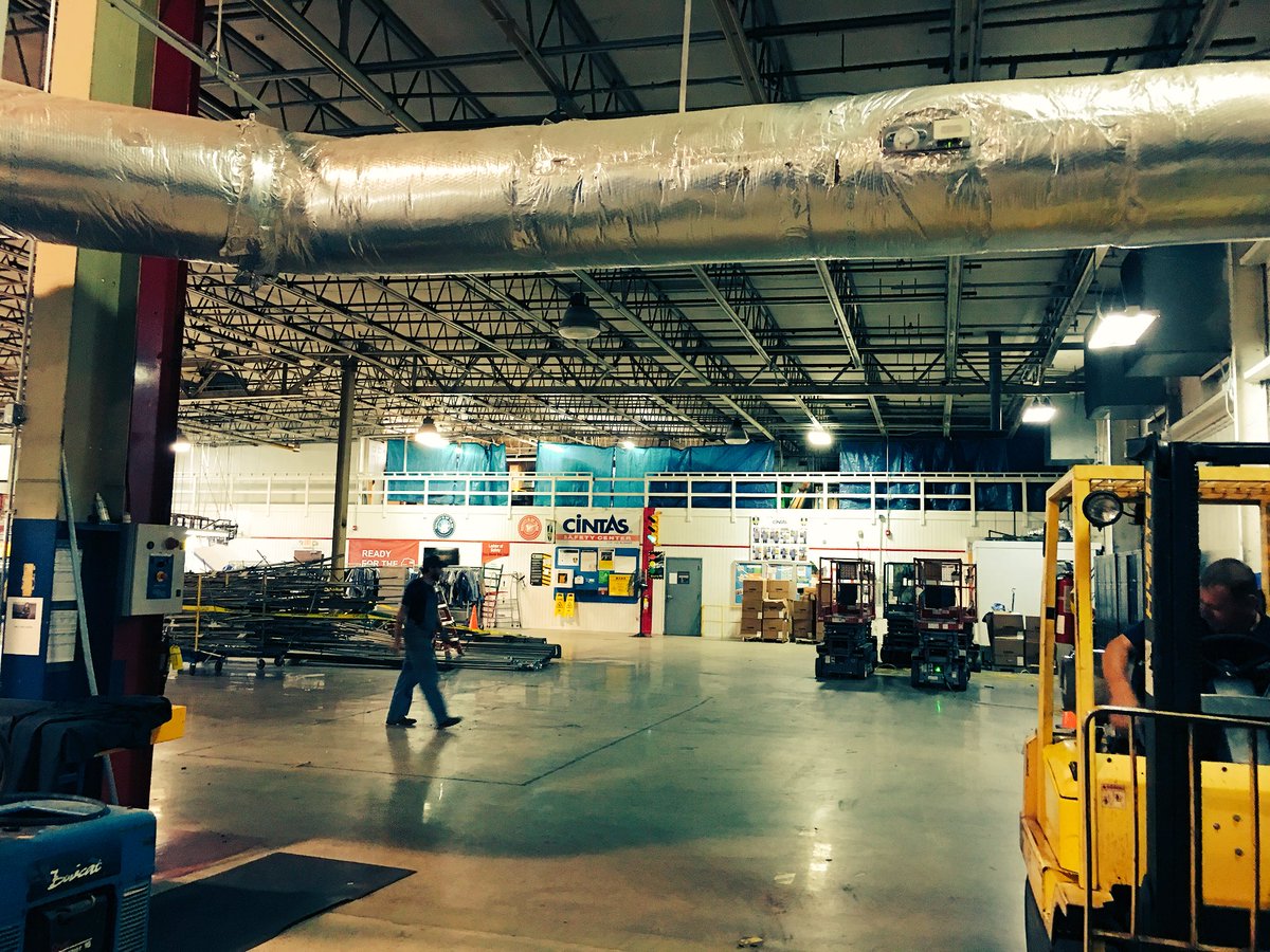 ICSSConveyor's tweet photo. The demolition work is finished and installation phase has started. https://t.co/wiU2XYRAty