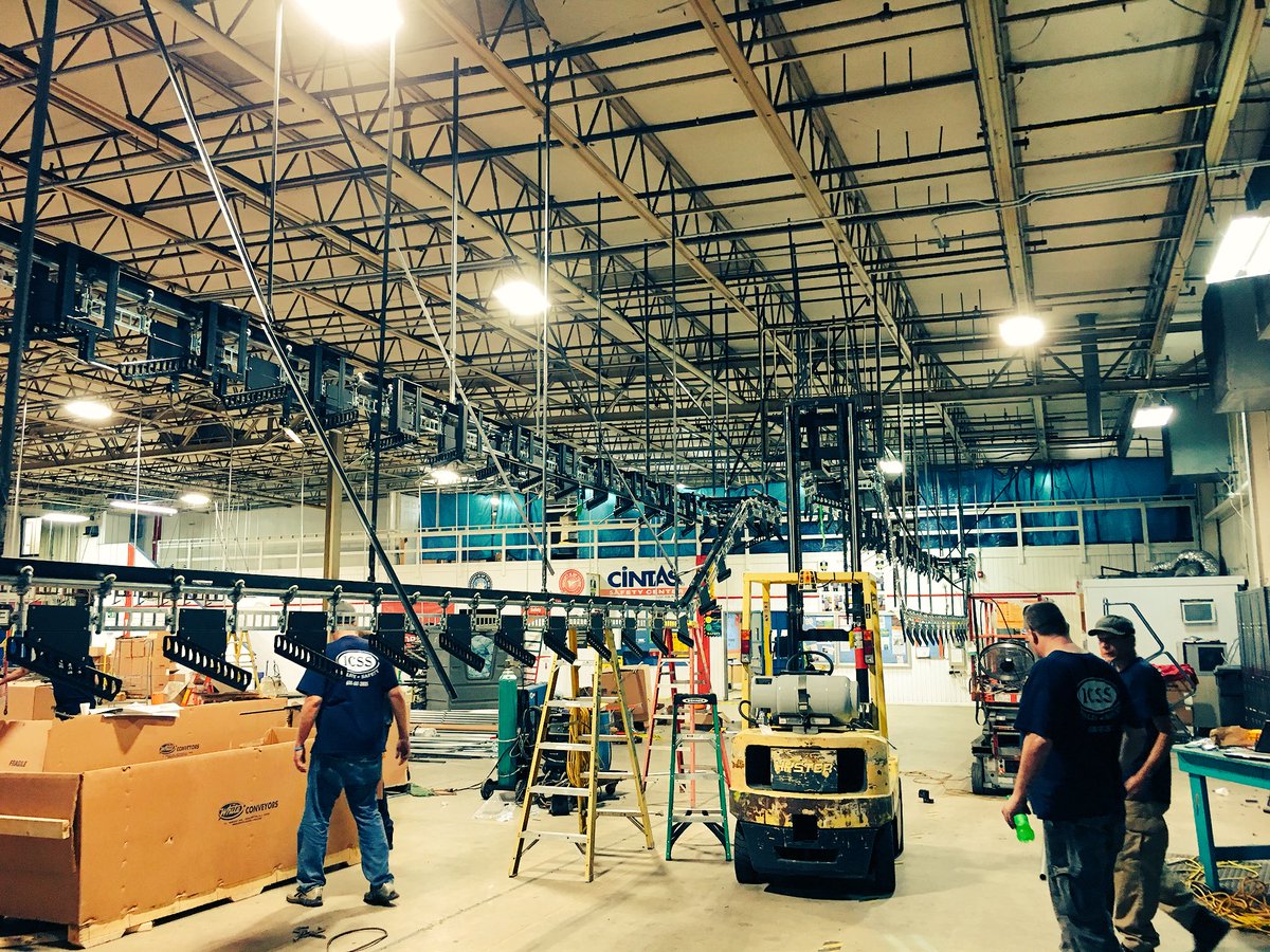 ICSSConveyor's tweet photo. The demolition work is finished and installation phase has started. https://t.co/wiU2XYRAty