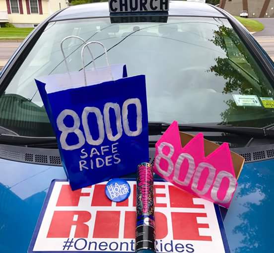 RedemptionNY's tweet photo. Who's gonna be #OneontaRides' 8,000th rider? Looks like we'll find out tonight! Rides begin at midnight. Find us at the Kindness Station on Water Street or 📞 6074342564 for a #saferide home, #Oneonta.
#ActOfKindness #outreach https://t.co/suSuKRgBdY