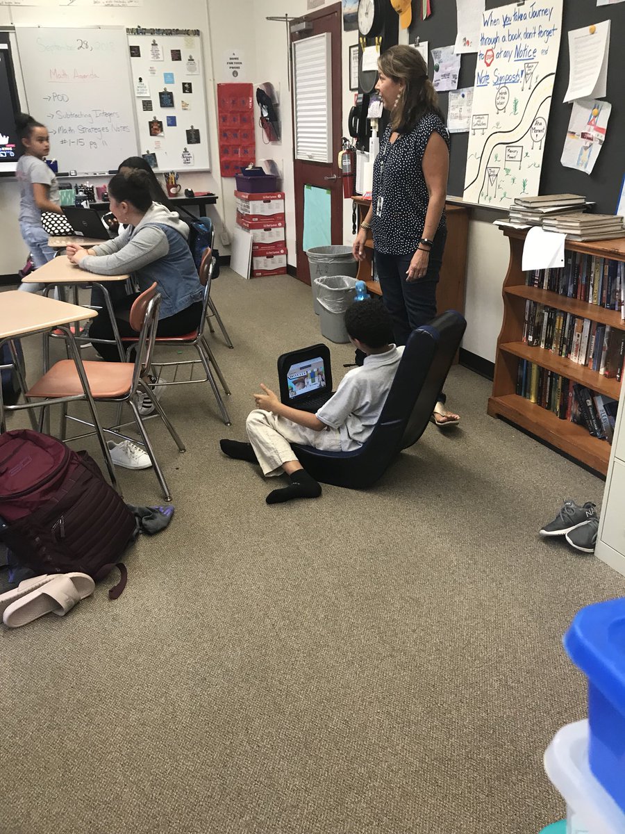 MathMrsCrowley's tweet photo. A gift for one of my #teacherbesties @BillingsaCPS for always inviting us over for #ACKvisory #everyoneneedsabluemicrophone ๐ค #karaoke #yourethebest https://t.co/kITe7pkRZ9