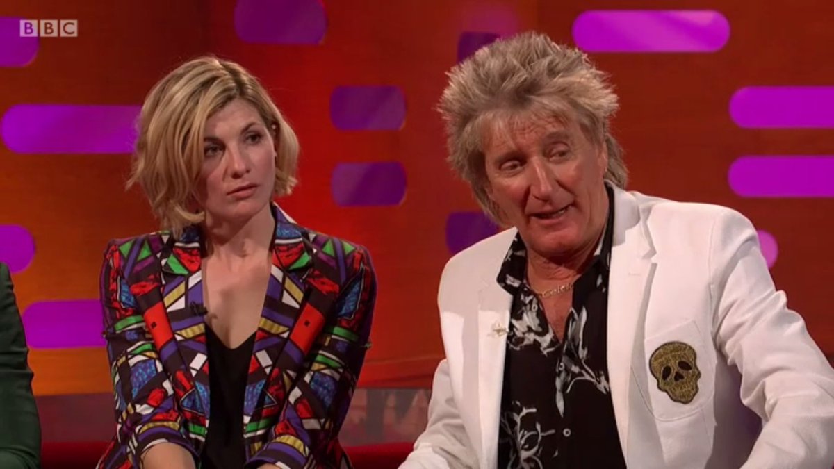 Alan_McWhan's tweet image. I knew Jodie Whittaker was on tonight's Graham Norton Show, but I didn't realise they'd resurrected Jon Pertwee to join her!

Ultimate publicity stunt or what!

@TheGNShow @grahnort @bbcdoctorwho @DWMTweets #DoctorWho #JodieWhittaker #TwoDoctors