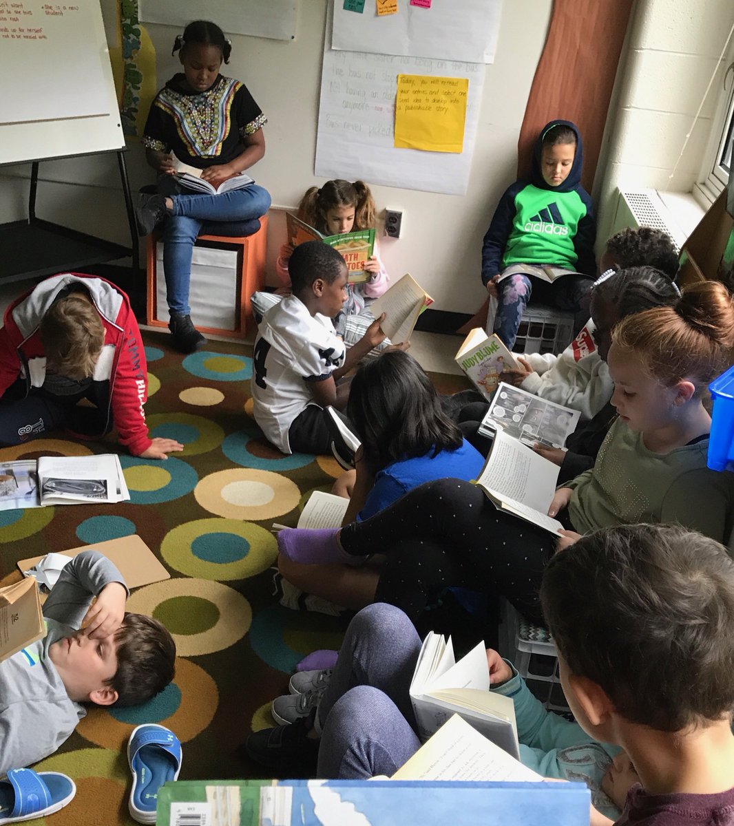 violafourth's tweet photo. Building up reading stamina in 4M, while also putting ourselves into the story by acting out scenes.@ViolaAchieves https://t.co/ub1cwQDVcd