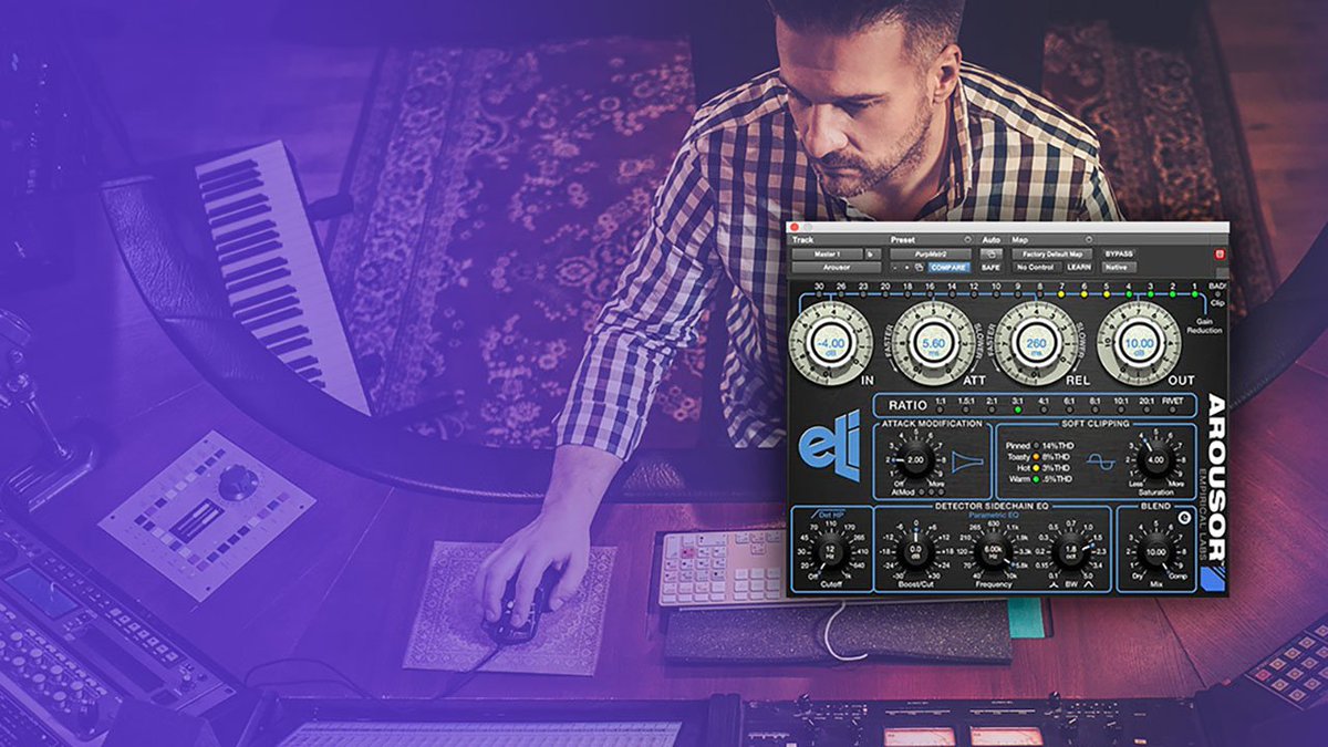 For a limited time, save 50% on the Arousor compression plug-in from <a href="/EmpiricalLabs/">Empirical Labs</a>—Get it before October 12 for only $149 USD.
⠀
SAVE 50% 🎧 bit.ly/2PClqBn
⠀
#Avid #ProTools #specialoffer #Arousor #plugin #compressor
