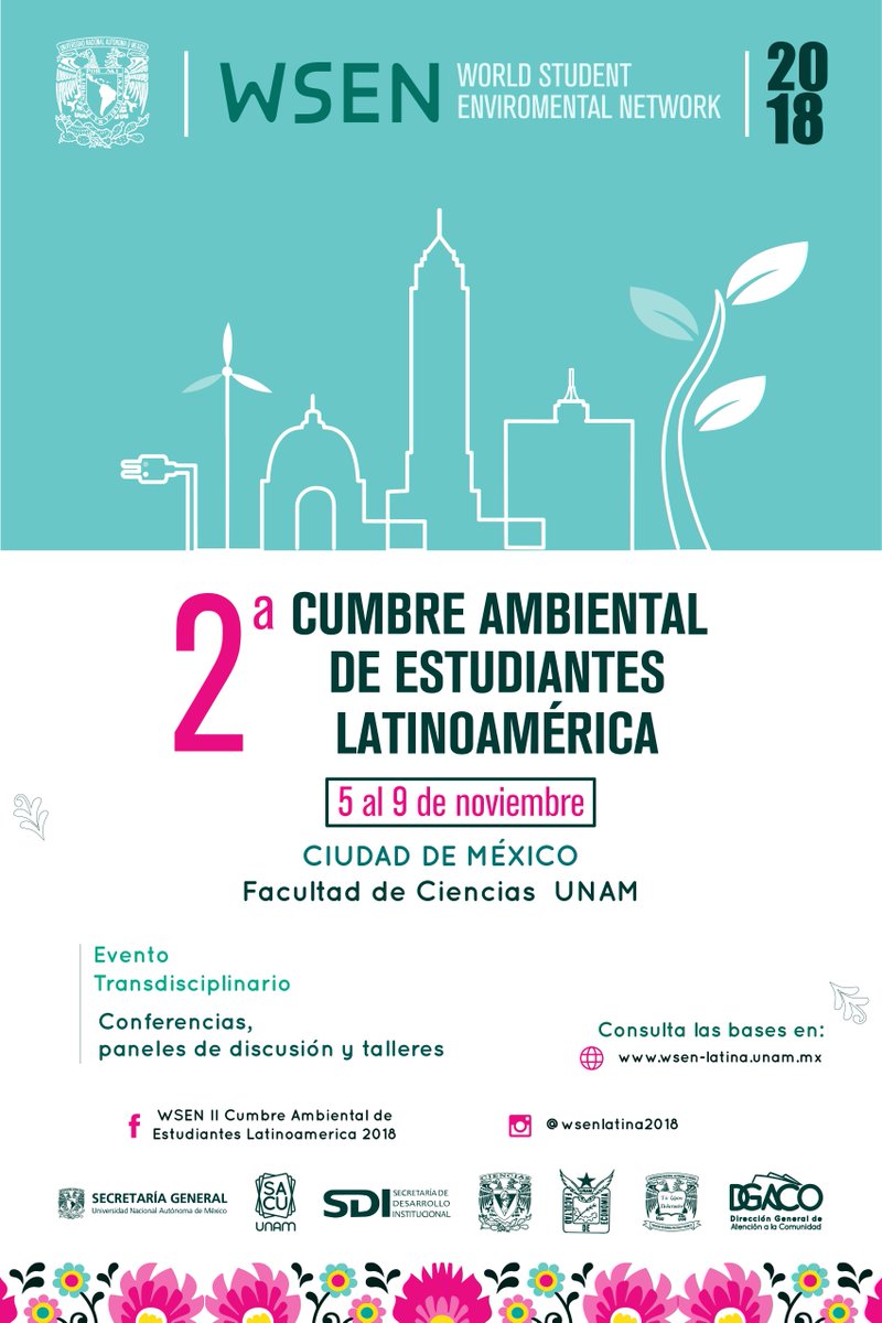 Comunidad_UNAM's tweet photo. Este congreso se acerca, no te lo vayas a perder.
Revisa las bases e inscríbete >https://t.co/OuXQhBHmBs
#WSEN https://t.co/rdjN7KlLxP