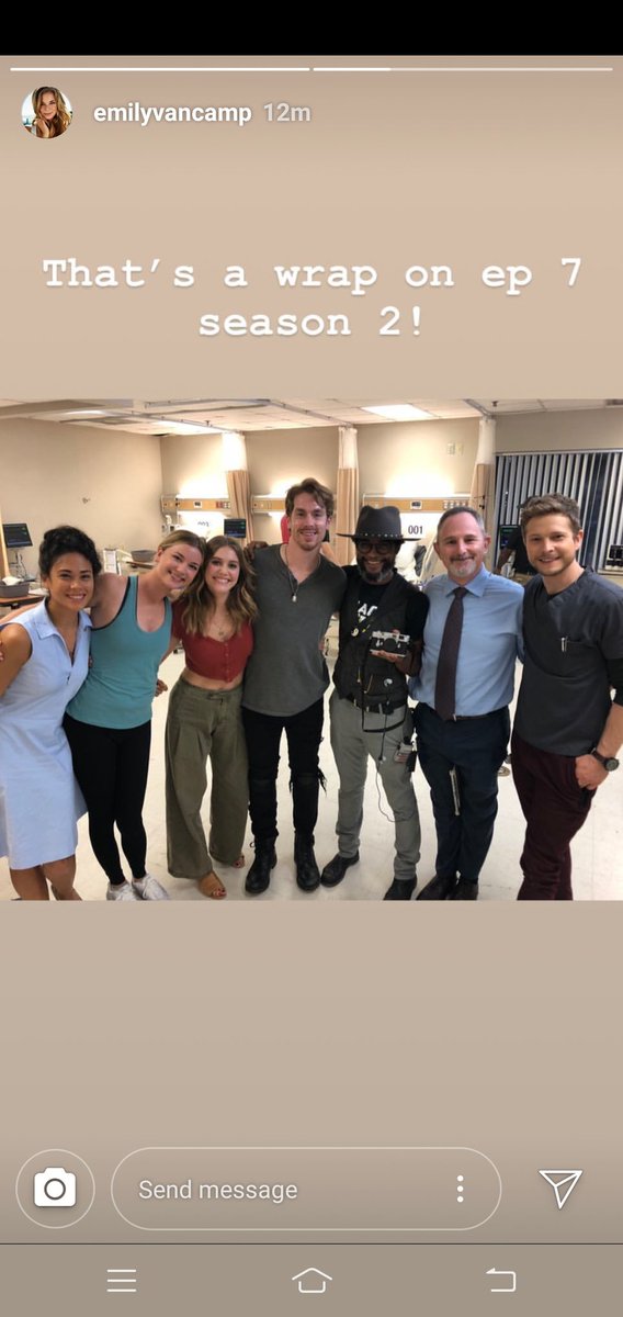emilyvancampth's tweet photo. [Instagram]  @EmilyVanCamp uploaded her nurse life https://t.co/M0HepZ54l6