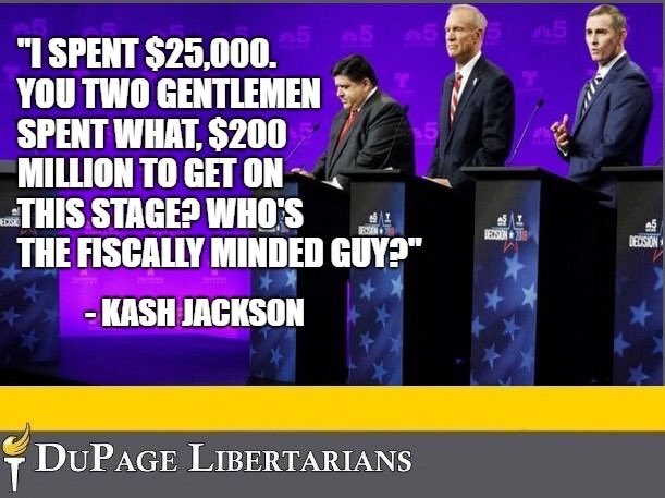 SWB138's tweet photo. @DMurf45 @BruceRauner #bootrauner & #rejectjb
We’ve got the grassroots voting 4 @KashJackson2018 2 make sure neither of the other corrupt choices get elected.
#LessTaxesMoreKash #restoreillinois https://t.co/jiXS39YYof