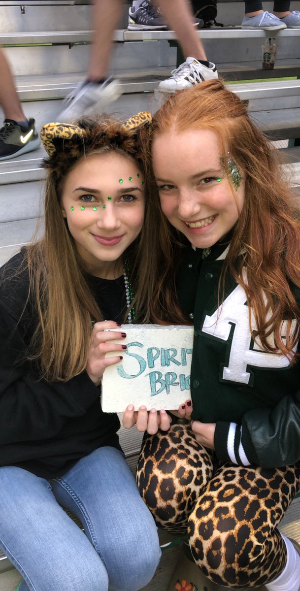 APHS2021's tweet photo. Sophomores won the Spirit Week Brick! Congrats to everyone who helped, participated and watched as we stole the shows! Go Jags💚 https://t.co/vwgaxcDMkU