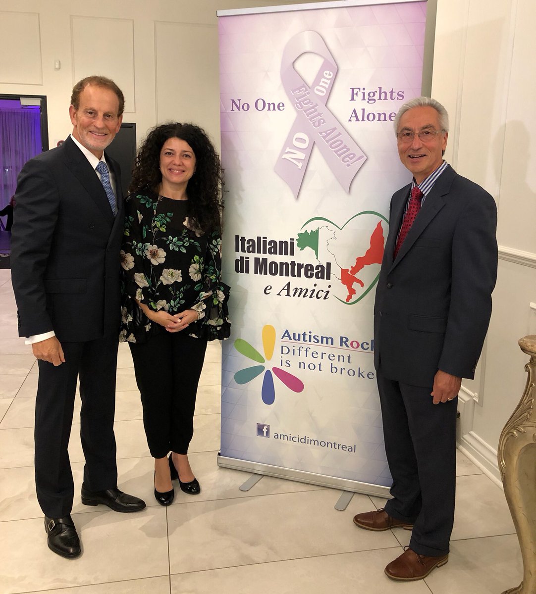 Ce soir à la Gala Italiani di Montreal &amp; amici “2nd Annual Cancer Fundraiser” avec ⁦<a href="/NDiIorioMP/">Nicola Di Iorio</a>⁩ et ⁦<a href="/FiloRotiroti/">Filomena Rotiroti</a>⁩