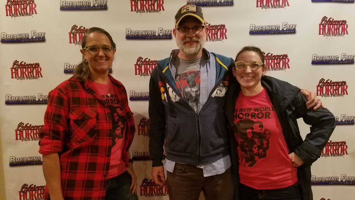 NWHorror's tweet photo. Just finished the screening @chicagohorror! Went well! Now onto all night driving to hit the Fargo Fantastic Film Festival for tomorrow night's screening #FargoFantasticFilmFest #thenewworldhorrorweekendtour https://t.co/g7VLaYt9tg
