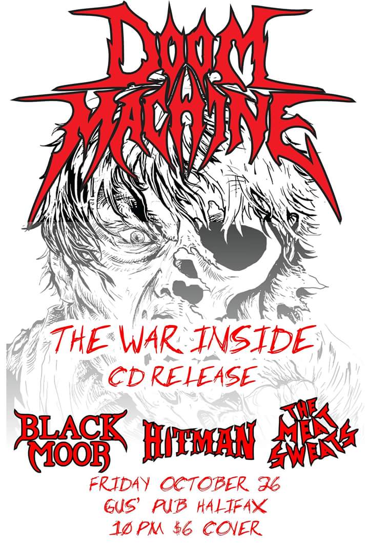 DoomMachineband's tweet image. In 4 weeks we unleash "The War Inside"