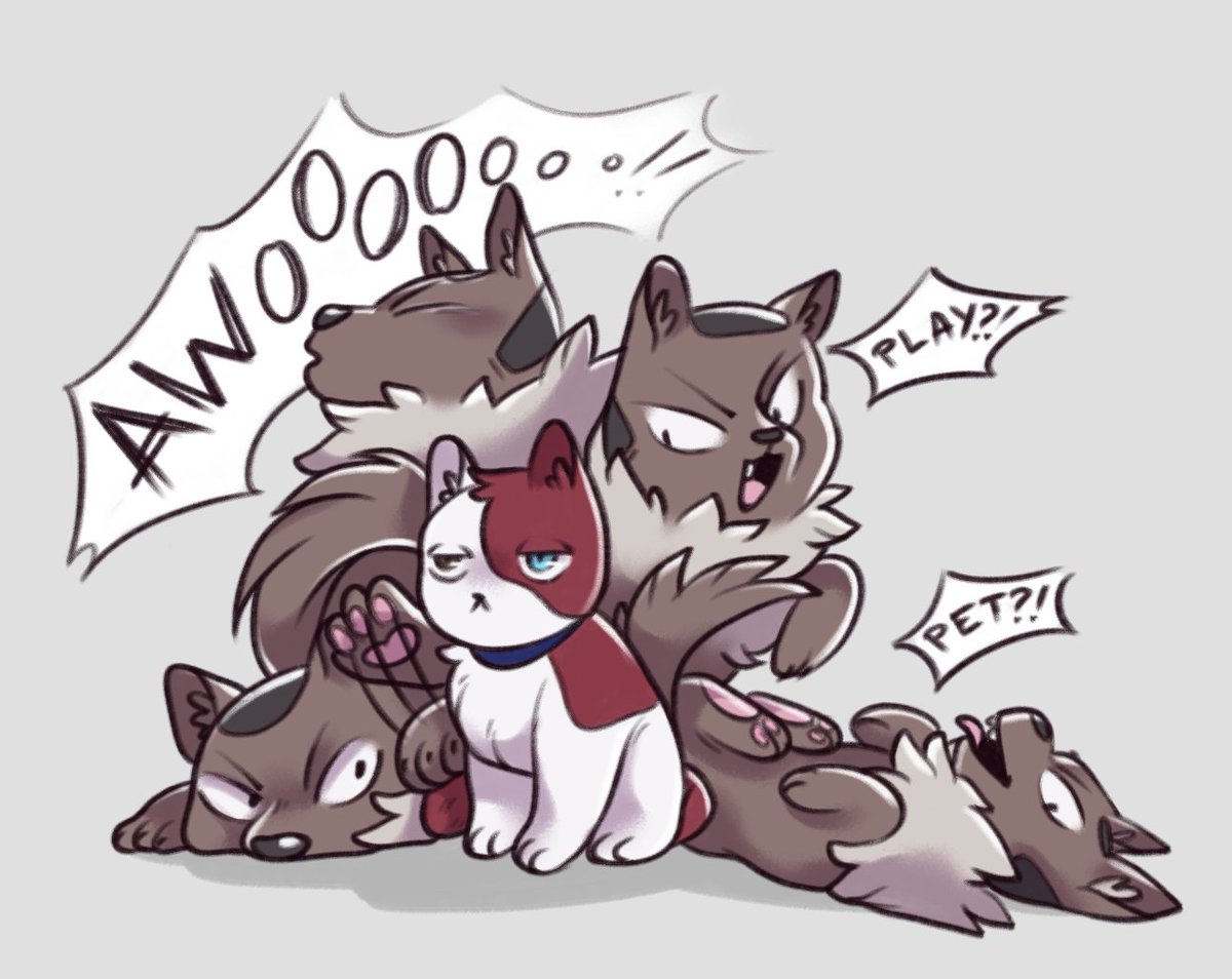 tiniiblu's tweet image. worst roommate 🐶🌪️🐱🍰 #inatodo #イナ轟