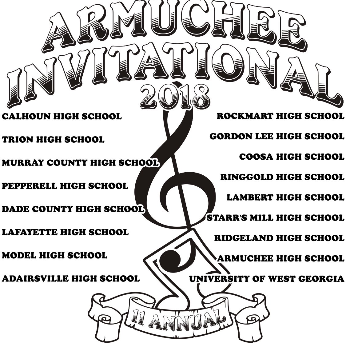 Saturday September 29, 2018 Armuchee High School Gates open at 1pm admission $8. See all Floyd County high school bands preform! <a href="/FloydCoSchools/">Floyd County Schools</a>  @ATribePRIDE <a href="/ArmucheeHigh/">Armuchee High School</a> <a href="/CoosaHighSchool/">Coosa High School</a> <a href="/ModelHighDevils/">Model High School</a> <a href="/Pepperell_Pulse/">Pepperell High School</a>