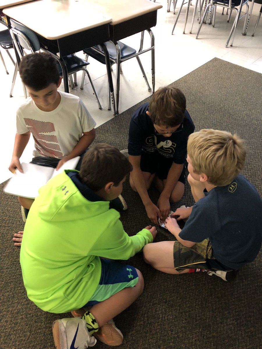 How many pennies can a boat made of foil hold? We learned it depends on the shape of the boat.