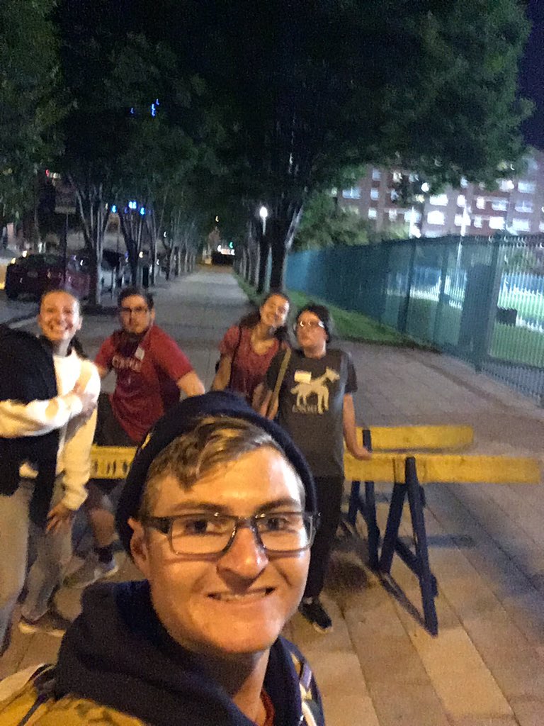 GochiMichael's tweet photo. The popo’s flimsy barricades couldn’t stop us #thuglyfe #dragoncatholic @DNLockIn18 https://t.co/OGsoEIgbqq