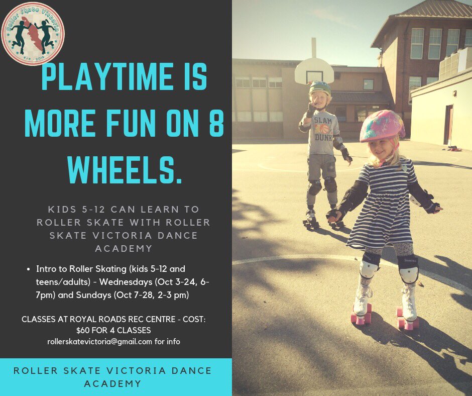 andreaboyes's tweet photo. Looking forward to teaching the mini rollers! Sign up your littles now for lessons with me! #yyj #VictoriaBC #yyjkids #rollerskating https://t.co/Yq7EWL8z4f