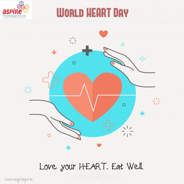 PrAgencyPune's tweet photo. This 💞 World Heart Day 💞, Make a Promise to Love your Heart and Eat Well.

#WorldHeartDay
#AspirePR #DigitalPR #DigitalSocialMedia #BestPrAgency #PublicRelations https://t.co/4lb5s54Ynh