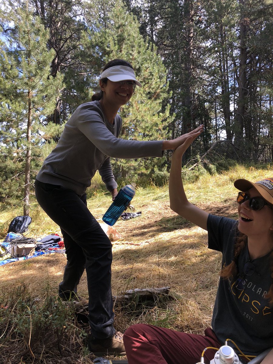 NV_Mtn_Ecohydro's tweet photo. Great day setting up our Rad hot tree experiment. My crew rocks! #fridayfieldday @SagehenCreekFS https://t.co/17ZaTjTW0A