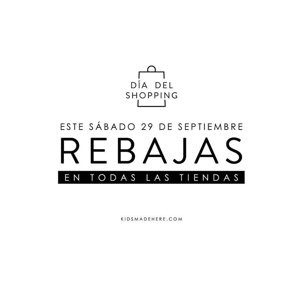kidsmadehere's tweet photo. Este sábado 29 de Septiembre
REBAJAS

En toda la tienda
En todas las tiendas https://t.co/DiSjPcmX4d