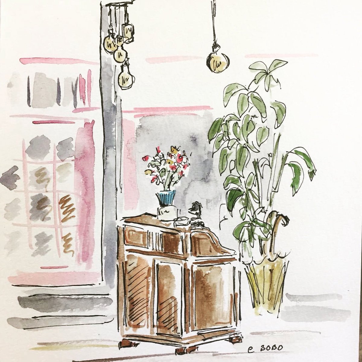 bobolondon's tweet photo. What clients do while in the Salon🖌Repost @FifiDoulaBlonde 
@bobo_london  #thanks #awesome #islington #camdenpassage #highburycorner #ivegotthis #londonartist #makeithappen #illustration #viewpoint #art #plants #love #local https://t.co/h3cncewnXR