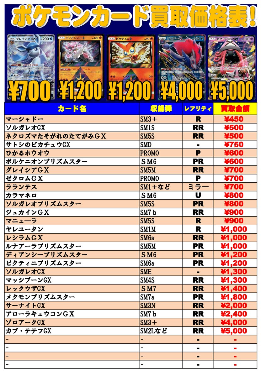 ホビーステーション秋葉原ラジオ会館1f 秋葉原駅前2f Shadowverse Evolve発売中 ポケカ買取 買取表を作成しました テテフgx 5000買取 ゾロアークgx 4000買取 ビクティニ 10買取 ディアンシー 10買取 などなどです よろしくお願いします ホビーステーション秋葉原ラジオ会館1f 秋葉原駅前2f Shadowverse Evolve発売中 ポケカ買取 買取表を作成しました テテフgx 5000買取 ゾロアークgx 4000買取 ビクティニ 10買取 ディアンシー 10買取 などなどです よろしくお願いします