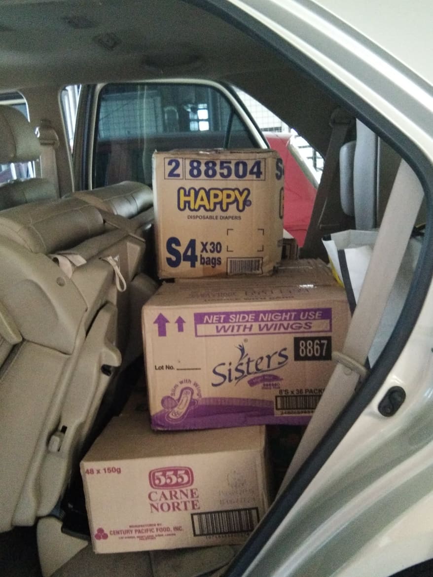 CebuTeam's tweet photo. We hustled together &amp; filled our team car with critical supplies to support the people of #Naga #Cebu after last week's #landslide  A devastating tragedy for the community we love. https://t.co/u8IjkwrAbZ