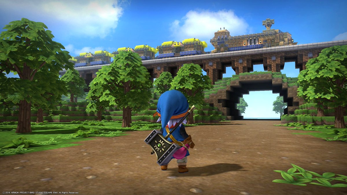 ねぎとろ ドラゴンクエストビルダーズ再現建築シリーズ 大地の箱舟 Dq10 Dq10の再現建築 第６弾です オルフェア地方西の風景が元ネタですが 色々しっくりこなかったので大幅にアレンジしています Dqb2 発売まであと日 まだまだ作るよ Dqb