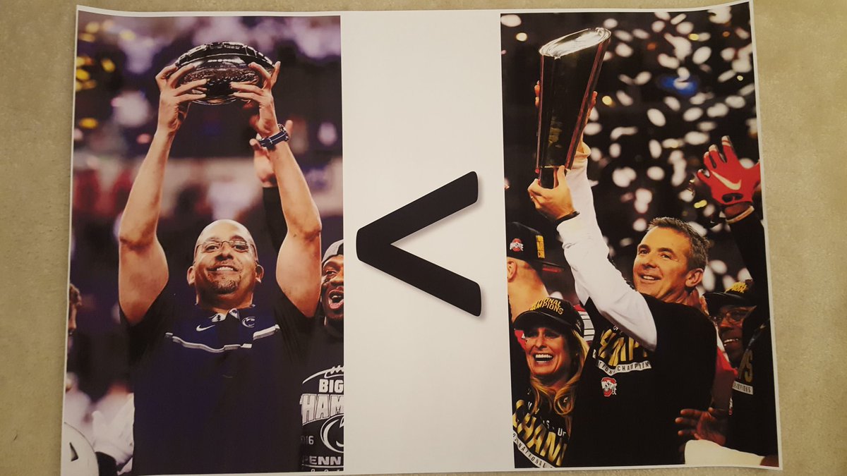 JohnBanghoff's tweet photo. A little @CollegeGameDay sign preview. Part 1. #WonItFirst #OSUvsPSU https://t.co/YWrUV8bmht