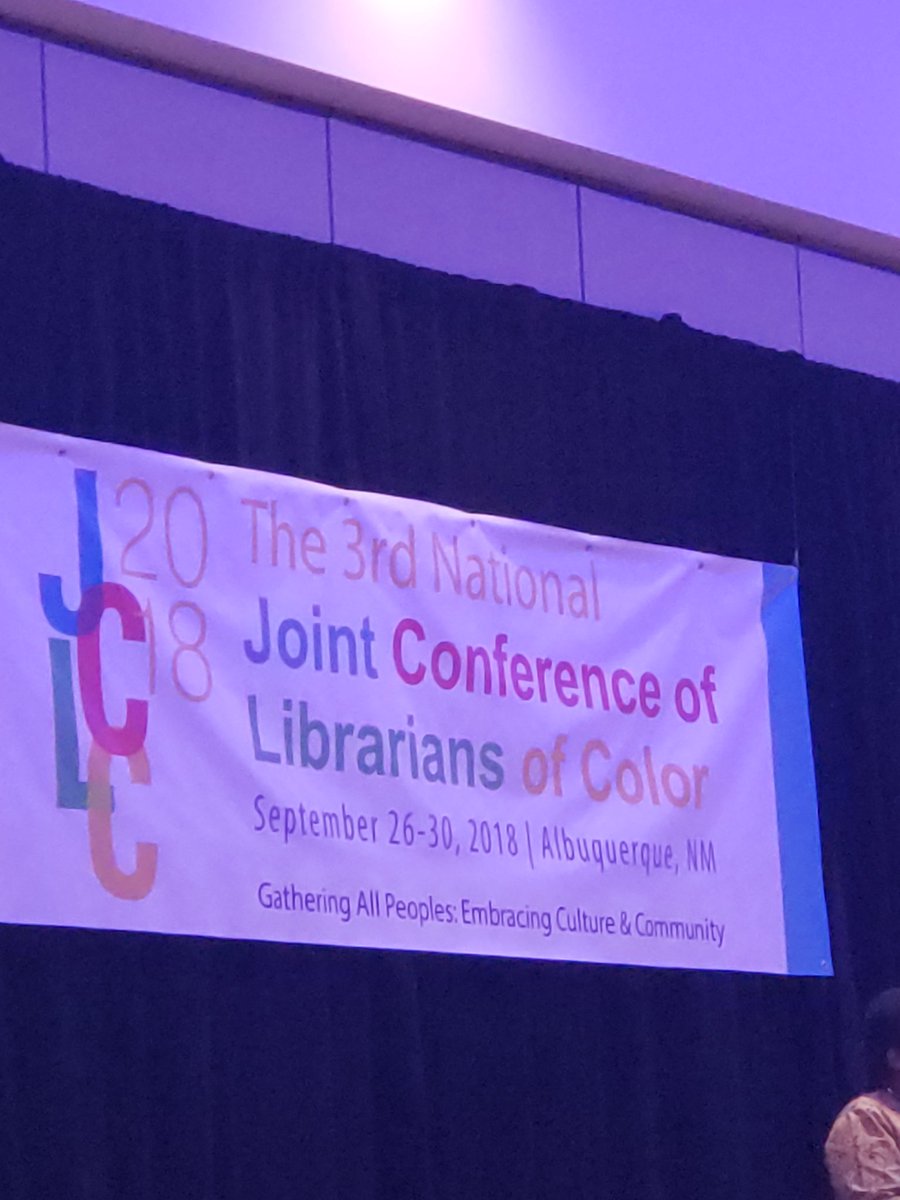 Thank you Joint Conference of Librarians of Color for honoring these outstanding Librarians.