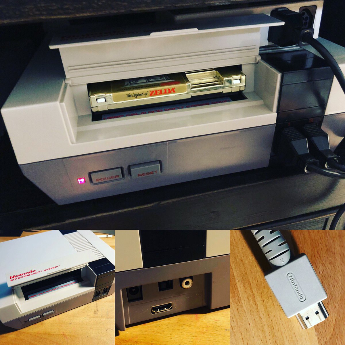 ArielAces's tweet photo. The perfect original #NES; HDMI kit from @GameTechUS, #BlinkingLightWin from @ArcadeWork and the kit installed by @iFixRetro! No glitches and it’s literally pixel perfect! #NintendoEntertainmentSystem #Nintendo #RetroGaming https://t.co/71zNkwEcP1